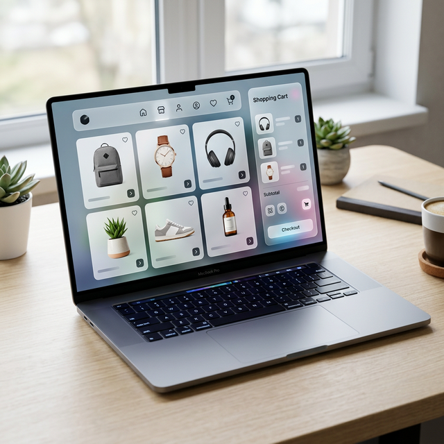 Site E-commerce simple